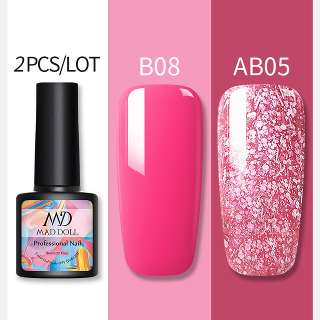 MAD DOL Gelatinous Texture Nail Polish