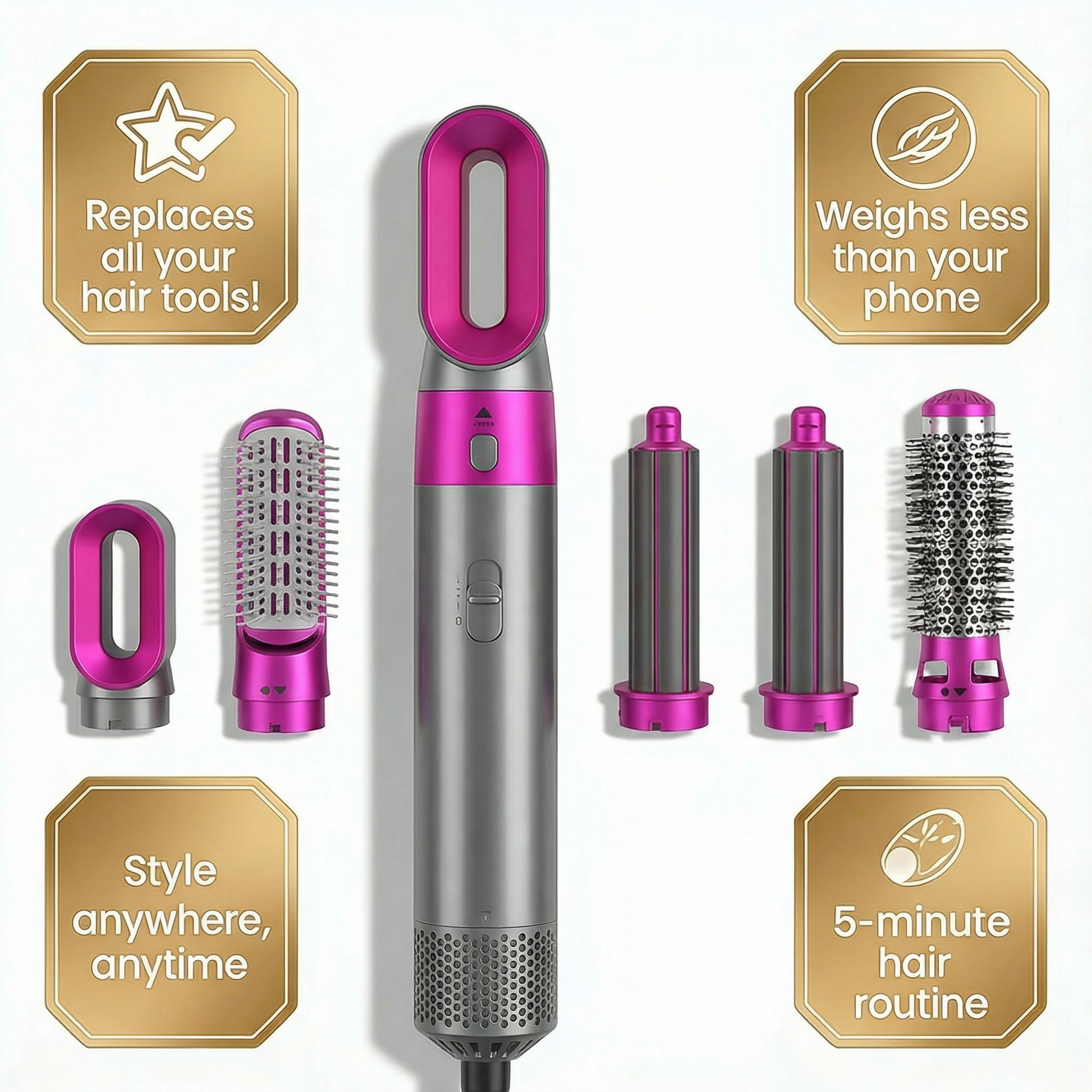 5 in 1 Hair Styler OLIVAREBEAUTY.STORE